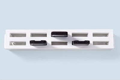 EC-11CP-NL — Rail de charge pour coaster pagers. Recharge et rangement si