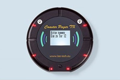 EC-11CP-TX — Coaster pager émetteur avec écran. Base de contrôle des page