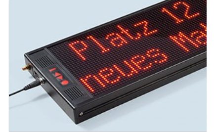 EC-15PS/L — Panneau LED défilant grand format. Messages longs et files d