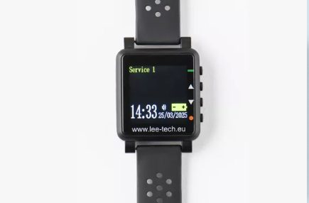 EC-20W — Montre-bipeur portée au poignet. Réception discrète des appe