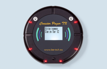 Bipeur pour restaurant incluant son/vibration/clignotement avec petit écran rétro-éclairé